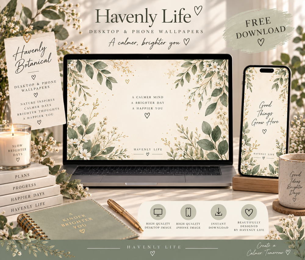 Havenly Botanical FREE Desktop & iPhone Wallpaper