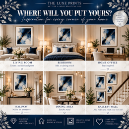 Abstract Deco Columns | The Luxe Prints
