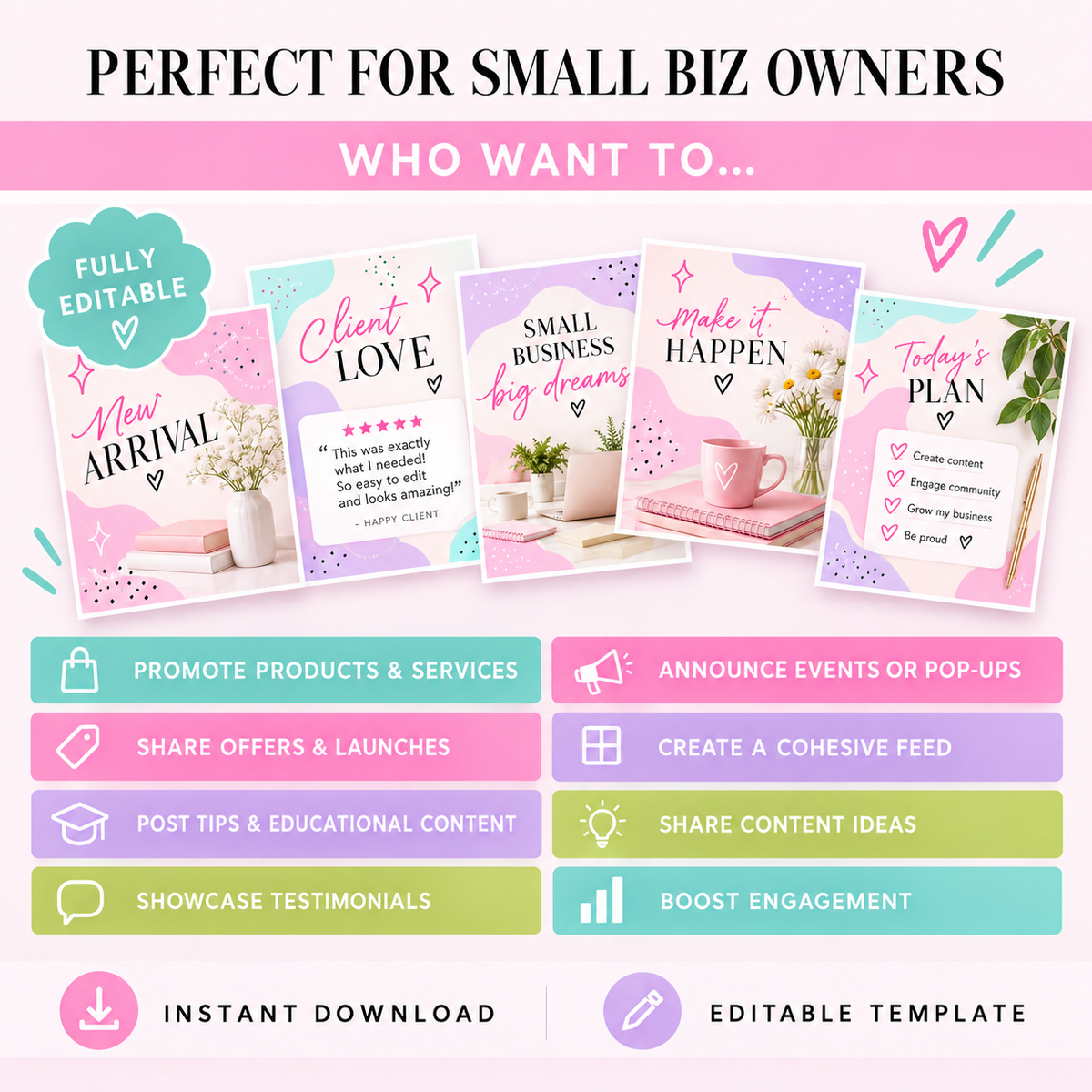 Photography – Launch Social Media Copy Pack | The Social Studio – Additional product information 3