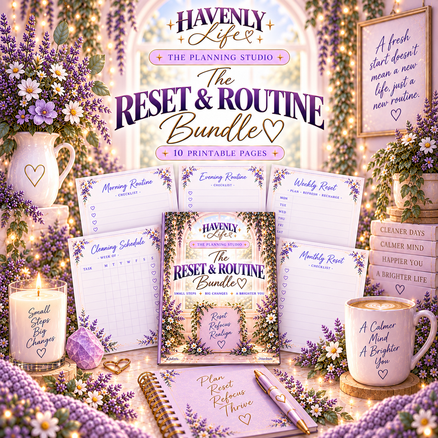 Reset & Routines Planning Bundle