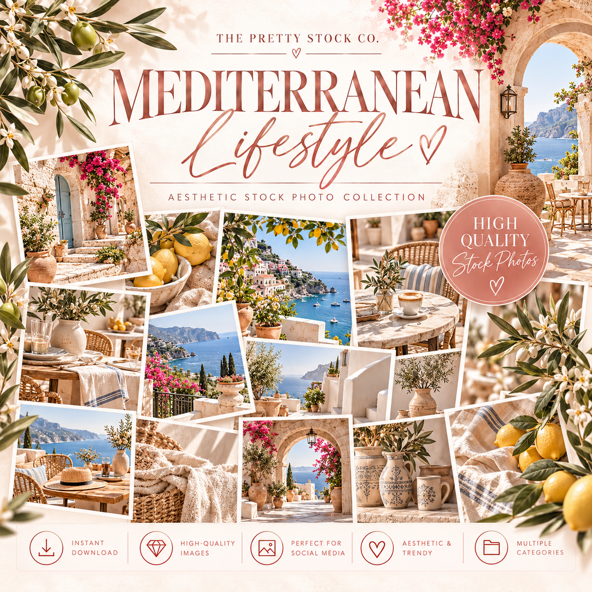 Mediterranean Lifestyle | Pretty Stock Co