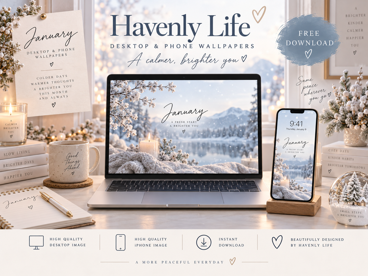 Monthly Collection FREE Desktop & iPhone Wallpaper