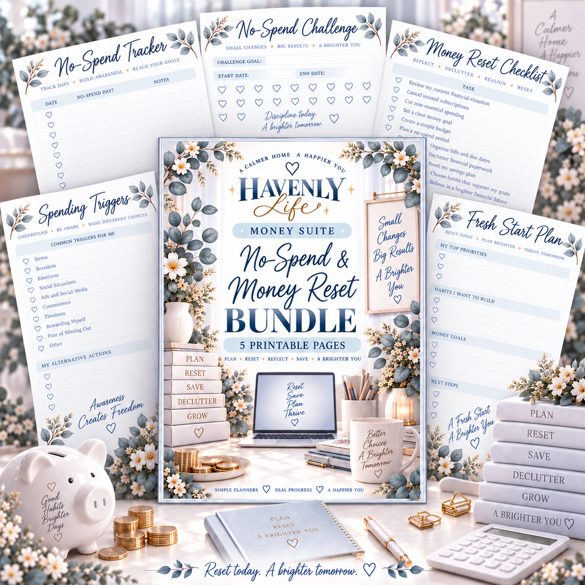 No Spend & Money Reset Planning Bundle