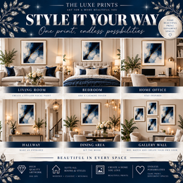 Abstract Deco Columns | The Luxe Prints
