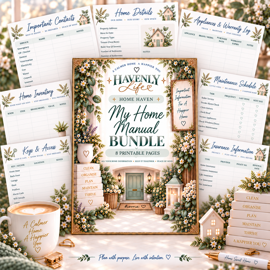 My Home Manual Planning Bundle