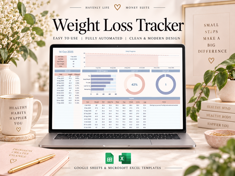 Weight Loss Tracker Google Sheets