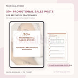 Aesthetics Practitioner – Promotional & Sales Post Templates