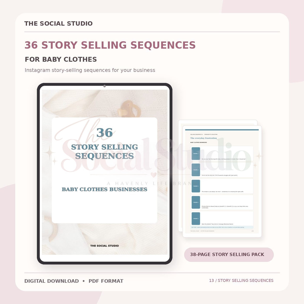 Baby Clothes – Instagram Story Selling Sequences | The Social Studio