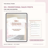 Cake Decorations – Promotional & Sales Post Templates