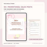 Children's Hair Accessories – Promotional & Sales Post Templates
