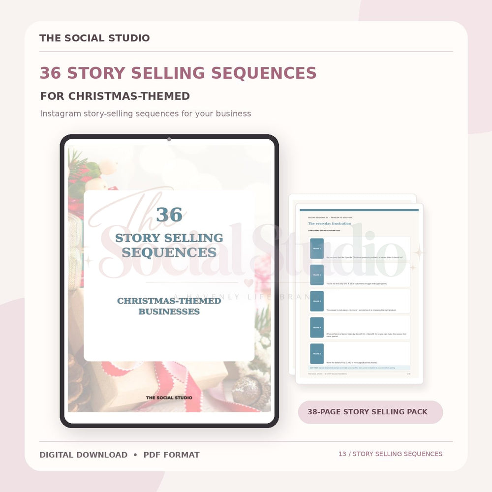 Christmas Theme – Instagram Story Selling Sequences | The Social Studio