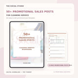 Cleaning Service – Promotional & Sales Post Templates