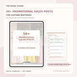Clothing Boutiques – Promotional & Sales Post Templates