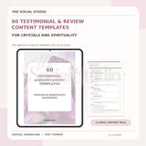 Crystals & Spirituality – Testimonial & Review Content Templates