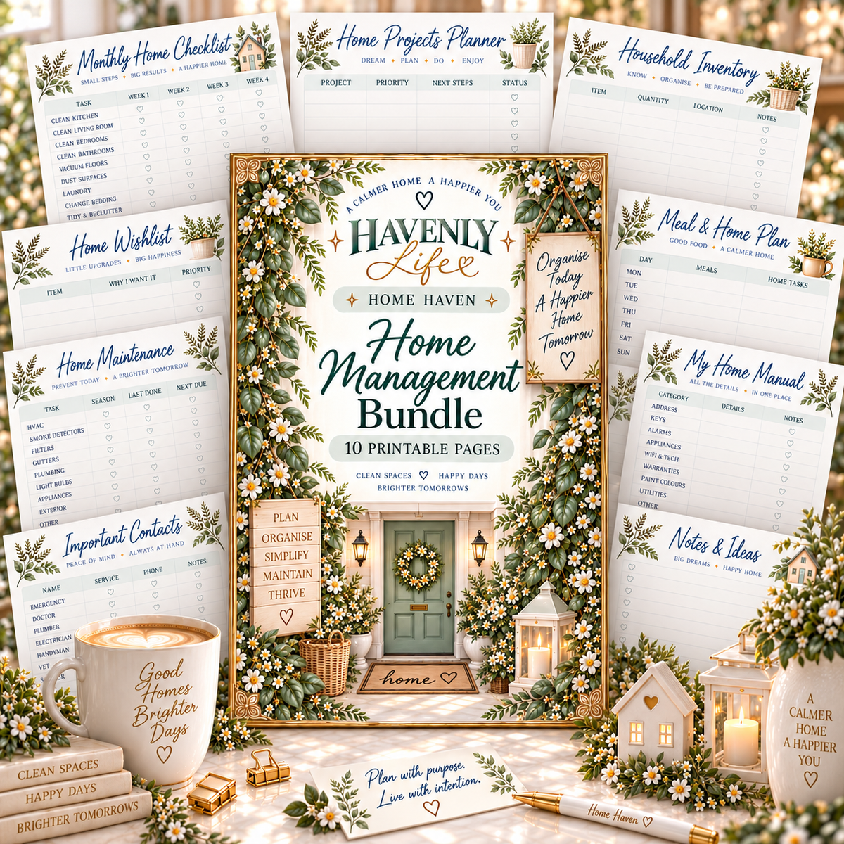 Home Management Planning Bundle