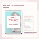 Fitness – 100+ Reels & TikTok Hooks