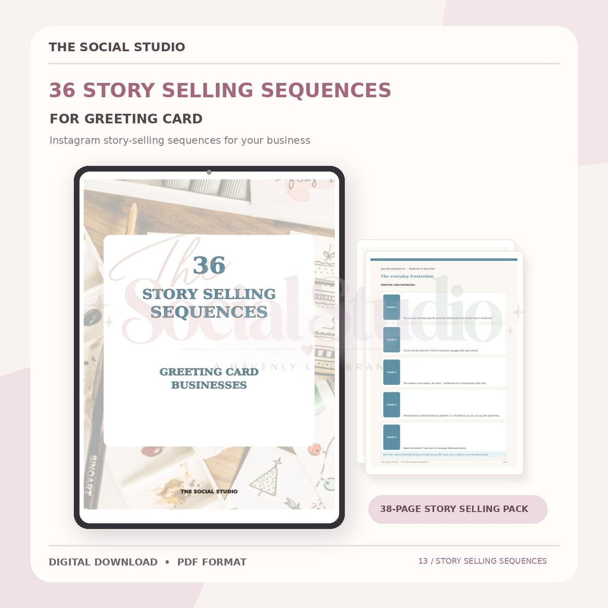Greeting Cards – Instagram Story Selling Sequences | The Social Studio