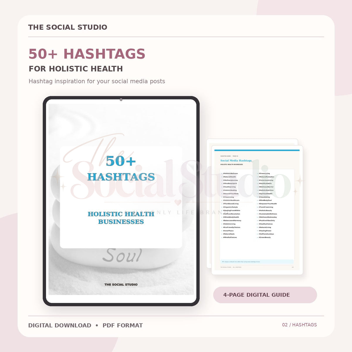 Holistic Health – Hashtag Pack | The Social Studio