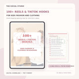 Kids Fashion & Clothing – 100+ Reels & TikTok Hooks