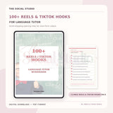 Learning Language Tutors – 100+ Reels & TikTok Hooks