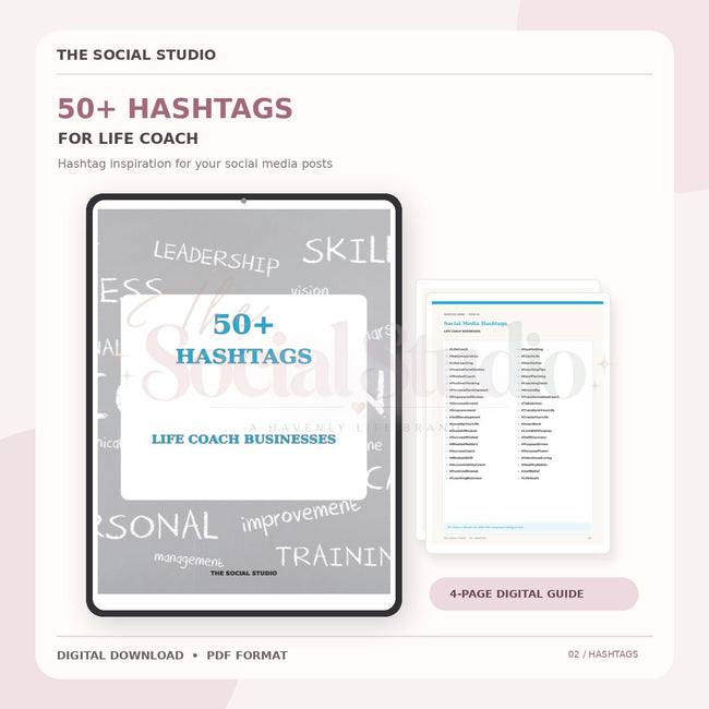 Life Coach – Hashtag Pack | The Social Studio