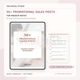 Makeup Artist – Promotional & Sales Post Templates