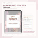 Musicians – Promotional & Sales Post Templates