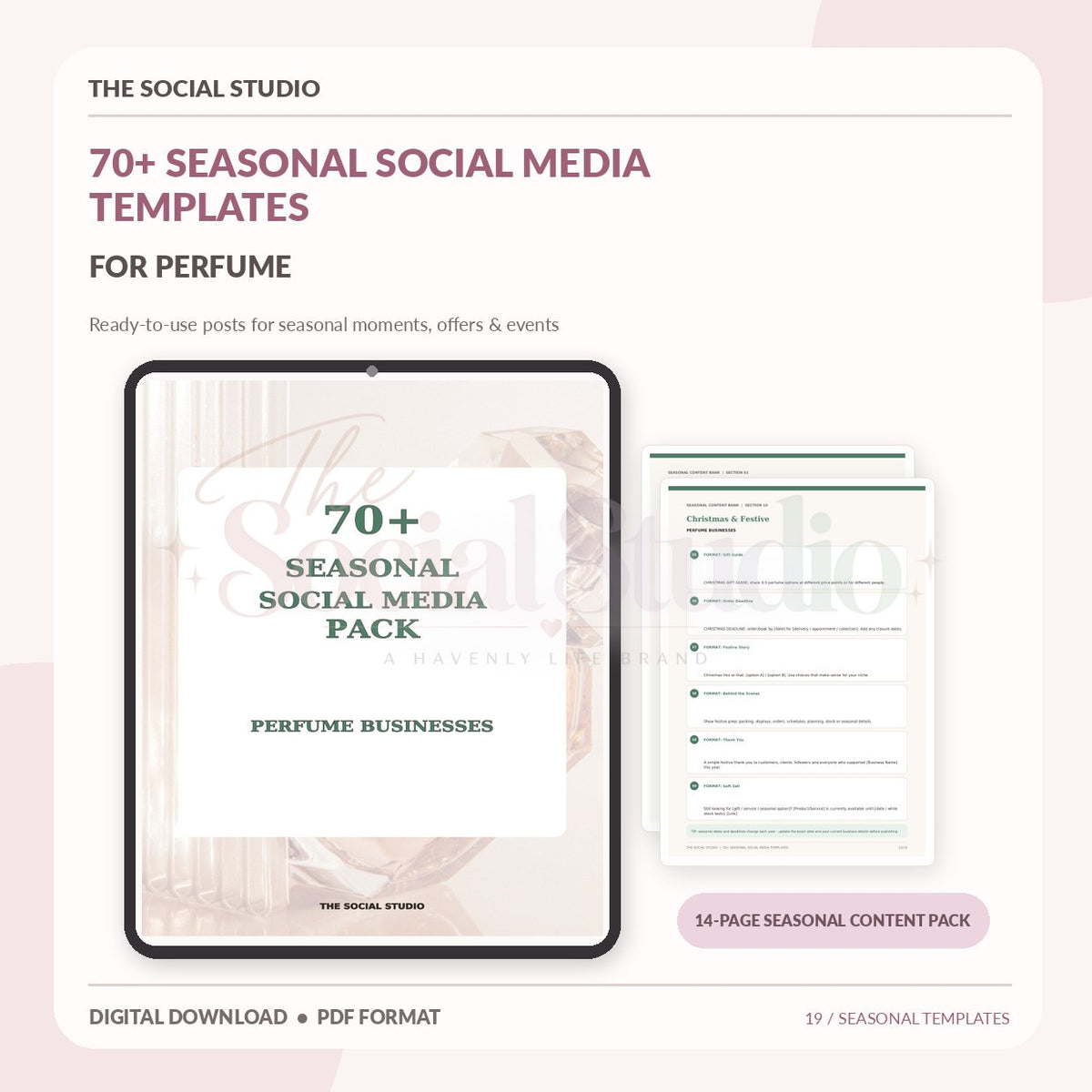 Perfume – Seasonal Social Media Pack | The Social Studio