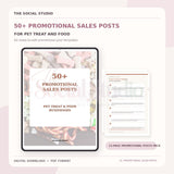 Pet Treats and Food – Promotional & Sales Post Templates