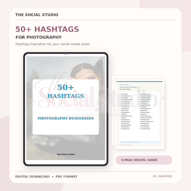 Photography – Hashtag Pack | The Social Studio