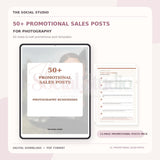 Photography – Promotional & Sales Post Templates