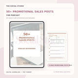 Podcasts – Promotional & Sales Post Templates