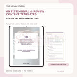 Social Media Marketing – Testimonial & Review Content Templates