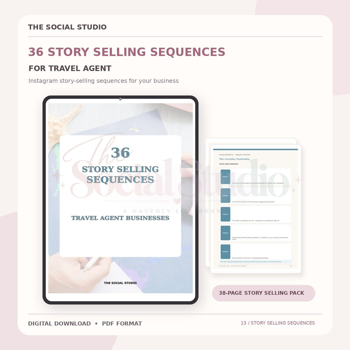 Travel Agents – Instagram Story Selling Sequences | The Social Studio