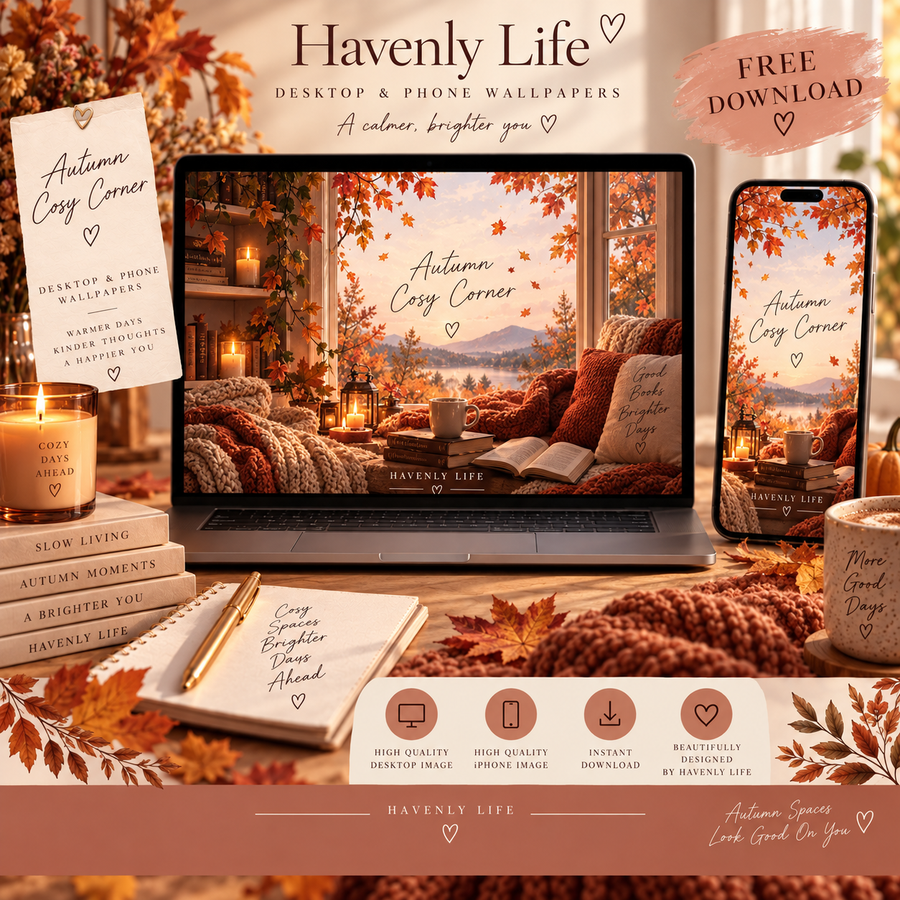 Autumn Cosy Corner FREE Desktop & iPhone Wallpaper (Copy) (Copy)