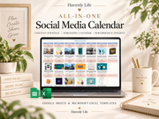 Social Media Content Planner Google Sheets
