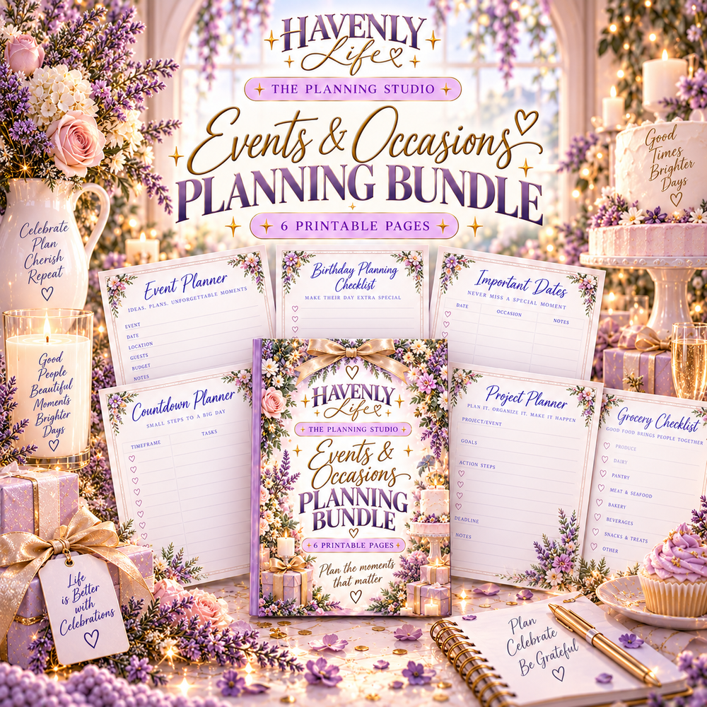Events & Occasions Planning Bundle