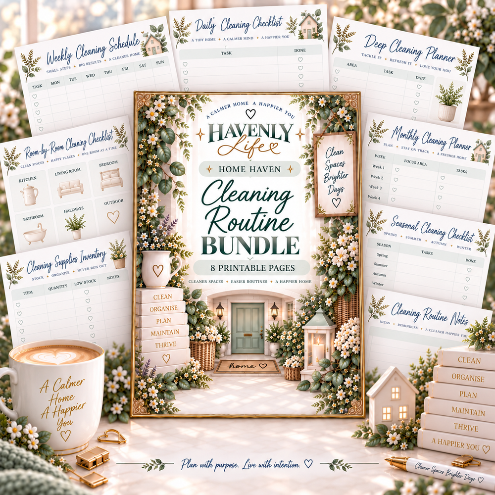 Cleaning Routine Planning Bundle