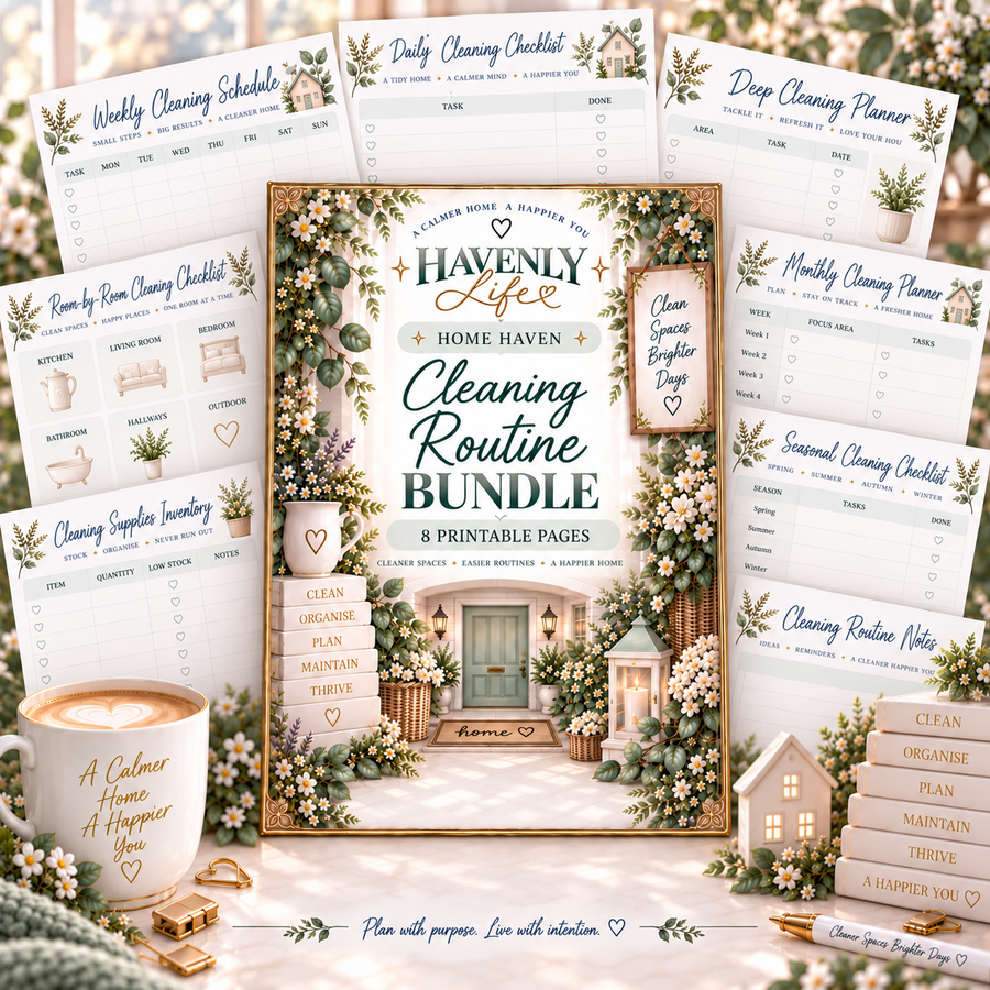 Cleaning Routine Planning Bundle
