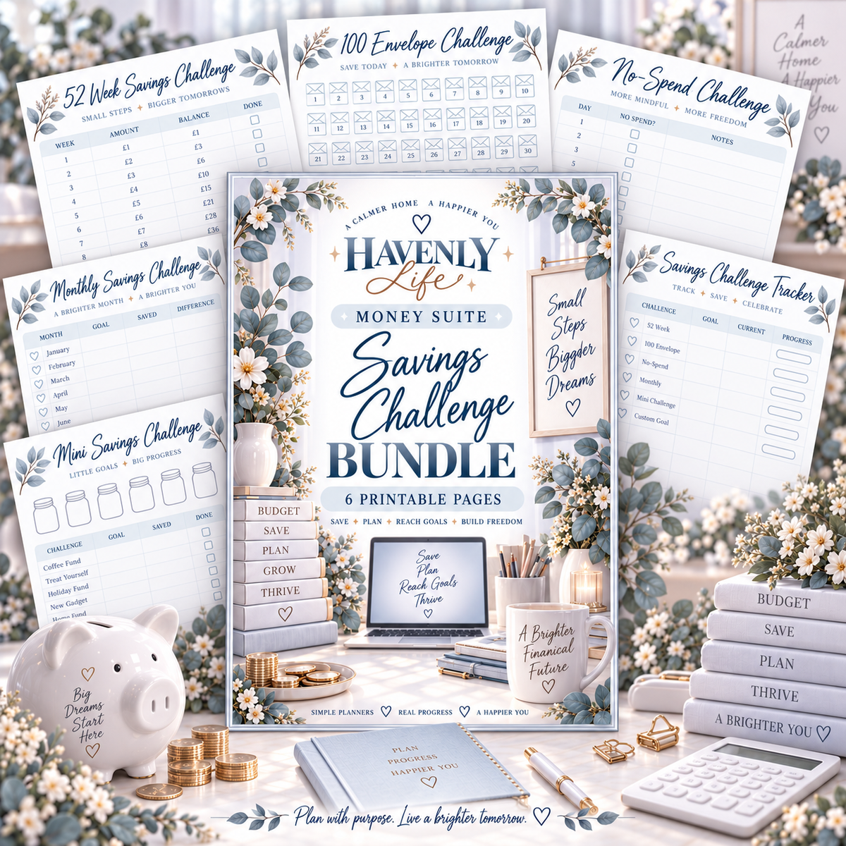 Savings Challenge Planning Bundle