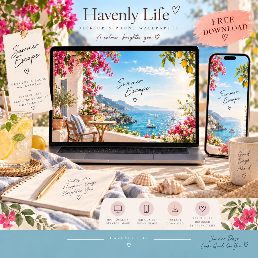 Summer Escape FREE Desktop & iPhone Wallpaper